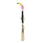 Flamingo Shoehorn // Black + Fuchsia