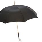 White Boxer Umbrella // Black