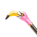 Flamingo Shoehorn // Black + Fuchsia