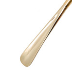 White Boxer Shoehorn // Black + Gold