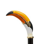 Toucan Shoehorn // Black + Orange