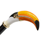 Toucan Shoehorn // Black + Orange