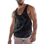 Hard Core Fluid Gym Tank // Black (S)