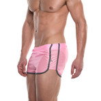 American Jock // Elite Sport Track Short // Pink (S)