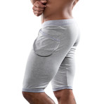 L.A. Wash Yoga Short // Heather Grey (M)