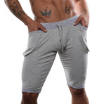 L.A. Wash Yoga Short // Heather Grey (M)