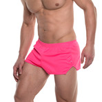 American Jock // Ultra Running Short // Pink (M)