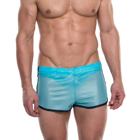 American Jock // Elite Sport Track Short // Turquoise (S)