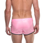 American Jock // Elite Sport Track Short // Pink (XL)