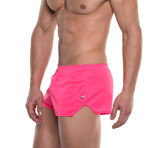 American Jock // Ultra Running Short // Pink (M)