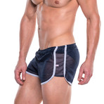 American Jock // Elite Sport Track Short // Navy (M)