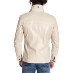 Jaspur Leather Jacket // Cream (XS)