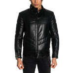 Jax Leather Jacket // Black (XL)
