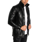 Cassidy Leather Jacket // Black (XS)