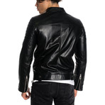 Clark Leather Jacket // Black (XL)