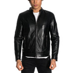 Harry Leather Jacket // Black (M)