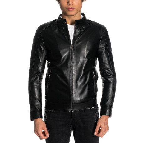 Jared Leather Jacket // Black (XS)