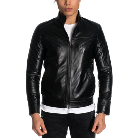 Dominic Leather Jacket // Black (XS)