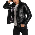 Jax Leather Jacket // Black (XL)