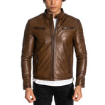 Dante Leather Jacket // Antique (M)