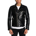 Clark Leather Jacket // Black (4XL)