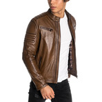 Dante Leather Jacket // Antique (M)