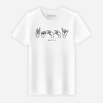 Happy T-Shirt // White (S)