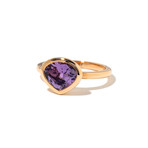18k Rose Gold + Amethyst Mila Ring // Store Display (5.5)