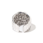 18k White Gold + Diamond Onda Ring // 8.00 DWT. // Ring Size: 5.75 // Store Display