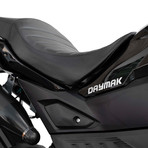 Daymak Road Warrior 72V Electric Bike + Motorcycle Helmet (Black)