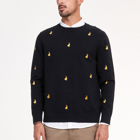 Jaden Knit Sweater // Black (X-Large)