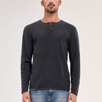 Crawford Knit Sweater // Charcoal (Medium)