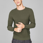 Auggie Knit Sweater // Green (Medium)