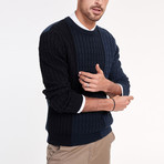 Cooper Knit Sweater // Navy (Medium)