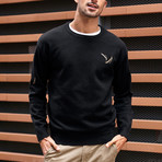 James Knit Sweater // Black (Medium)