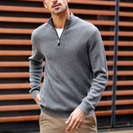 Darby Knit Sweater // Gray (Large)