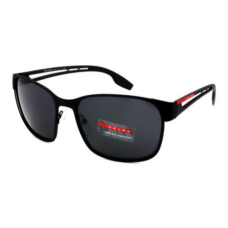 Men's PS52TS-DG05S0 Sunglasses // Black + Gray