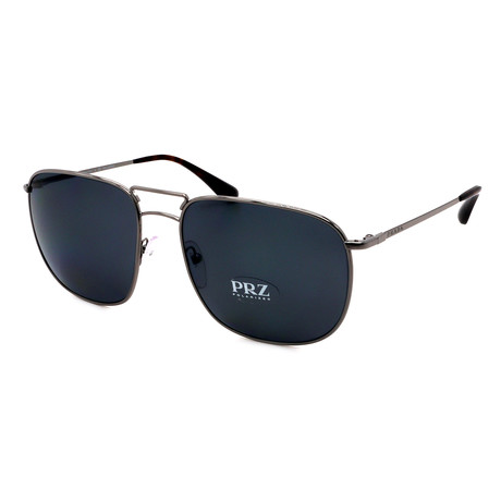 Prada // Men's PR52TS-5AV5Z1 Sunglasses // Silver + Gray