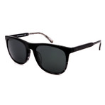 Emporio Armani // Men's EA4099-55668756 Sunglasses // Black + Gray Stripe