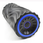 Rechargeable Vibrating High Density Foam Roller // Black + Blue