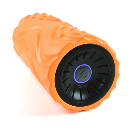 Rechargeable Vibrating High Density Foam Roller // Orange + Black