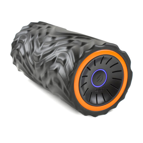 Rechargeable Vibrating High Density Foam Roller // Black + Orange
