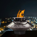 Anywhere Fireplace Saturn // 2-in-1 Fireplace/Lantern + 12-Pack SunJel Fuel