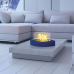 Anywhere Fireplace Lexington // Indoor/Outdoor Tabletop Fireplace + 6-Pack SmartFuel (Blue)