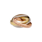 Cartier 18K Yellow, White & Rose Gold Le Must De Cartier Trinity Ring v.1 // Ring Size: 6.25 // Pre-Owned
