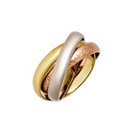 Cartier 18K Yellow, White & Rose Gold Le Must De Cartier Trinity Ring v.1 // Ring Size: 6.25 // Pre-Owned