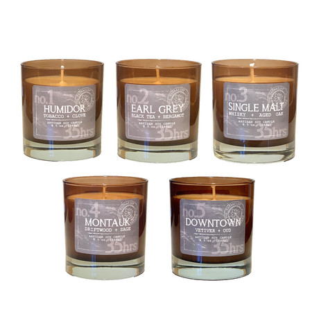 Men's Candle Collection // Set of 5