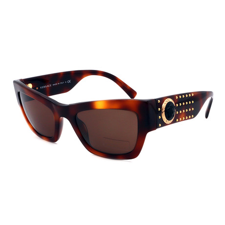 Versace // Men's GV4358-529673 Medusa Sunglasses // Havana Black