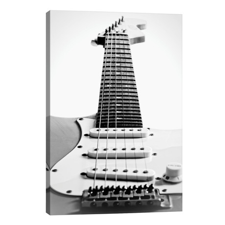 Black and White Guitar Side // Tom Quartermaine (18"W x 26"H x 1.5"D)