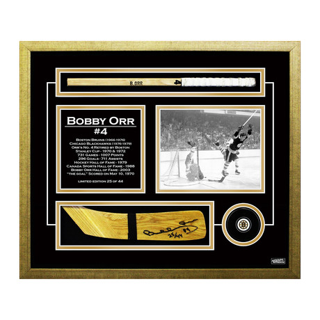 Bobby Orr // Signed Hockey Stick Blade // Limited Edition of 44